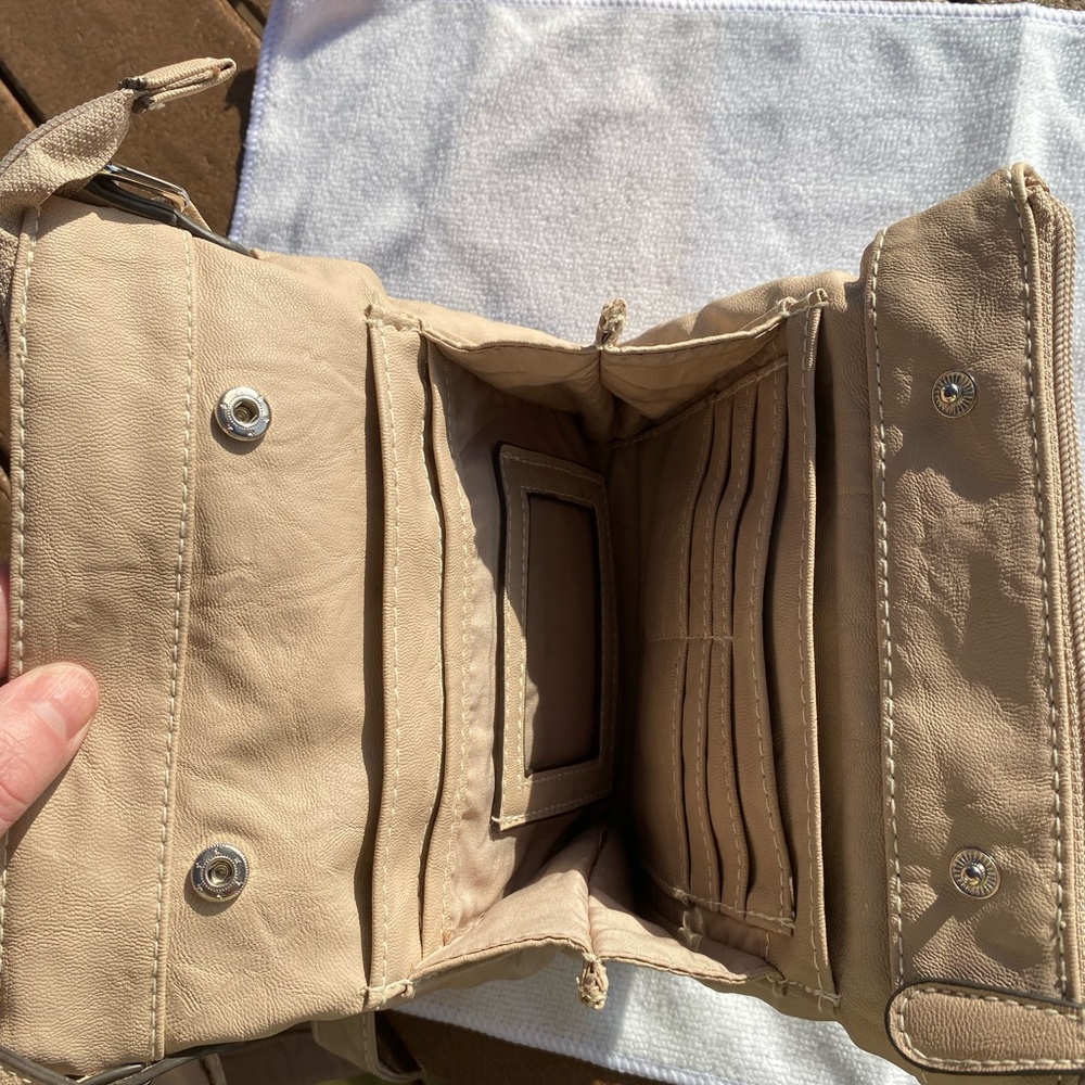 Rosetti Crossbody Bag - Taupe Color - Picture 3 of 9